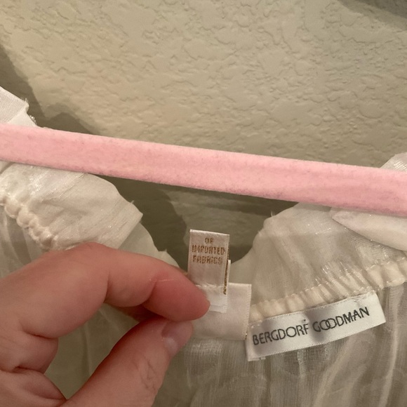 Milly Cabana Swimsuit Coverup White Size Medium - Picture 5 of 5